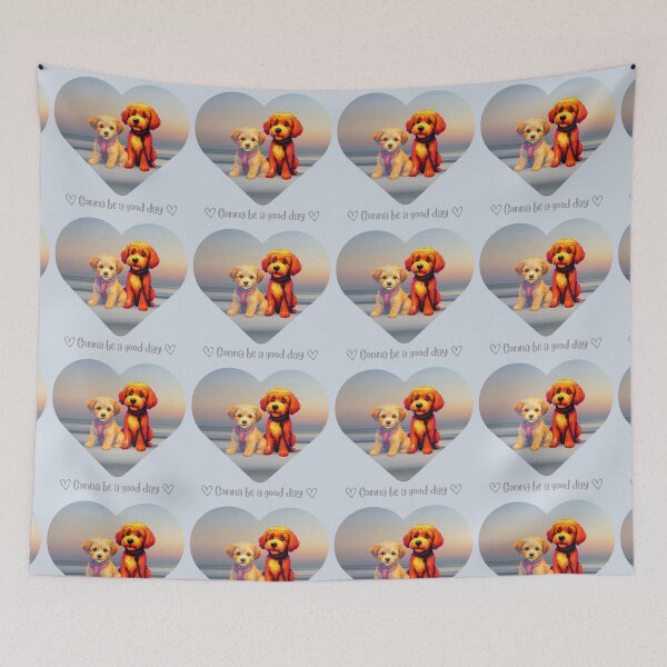 Item preview, Pups & good day at the beach designed and sold by Doodles Down South.