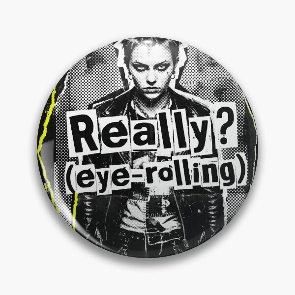 Item preview, UNFILTERED No.4: Really Eye Rolling – Sarcastic Punk Rock Grunge Aesthetic designed and sold by NO BEAVER NO PUNK.