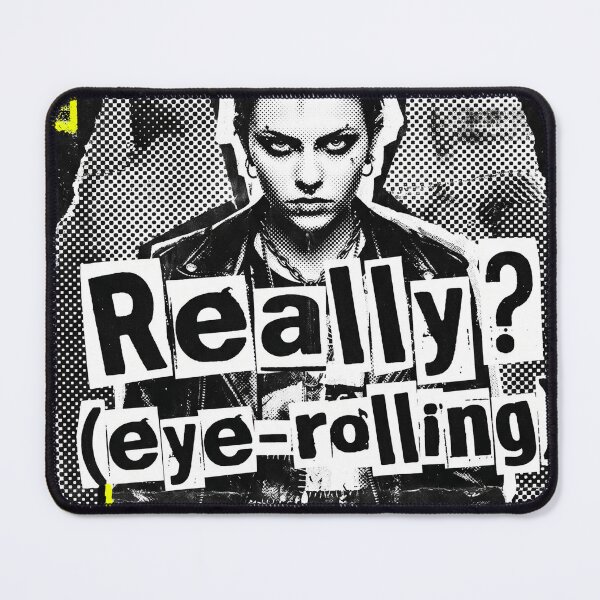 Item preview, UNFILTERED No.4: Really Eye Rolling – Sarcastic Punk Rock Grunge Aesthetic designed and sold by NO BEAVER NO PUNK.