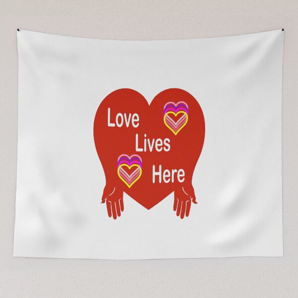Item preview, Love lives here 1 designed and sold by GraphicStyleX.