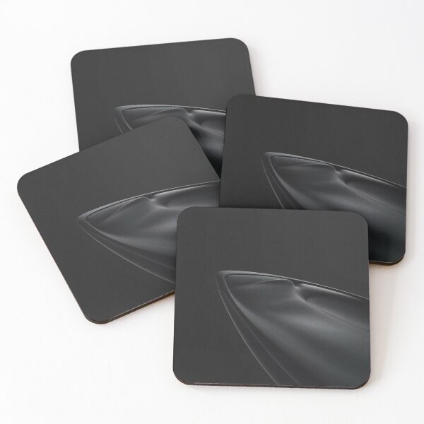 Item preview, Minimalist Black Abstract Sculpture | Sleek Modern Curve Digital Art designed and sold by Midnight Veil Designs.