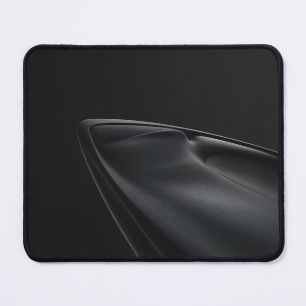 Item preview, Minimalist Black Abstract Sculpture | Sleek Modern Curve Digital Art designed and sold by Midnight Veil Designs.