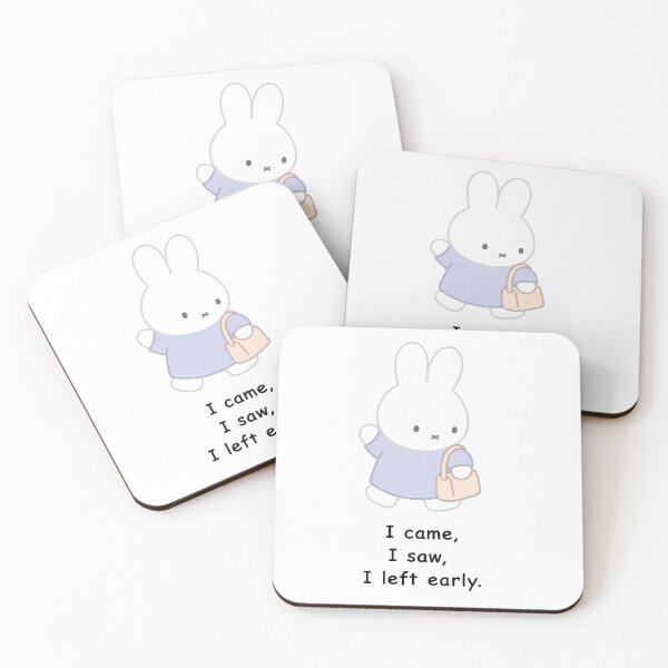 Item preview, I Came, I Saw, I Left Early Miffy designed and sold by xoxo, marie.