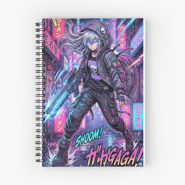 Item preview, Anime Warrior Girl Design Print designed and sold by BigBoyFunky.