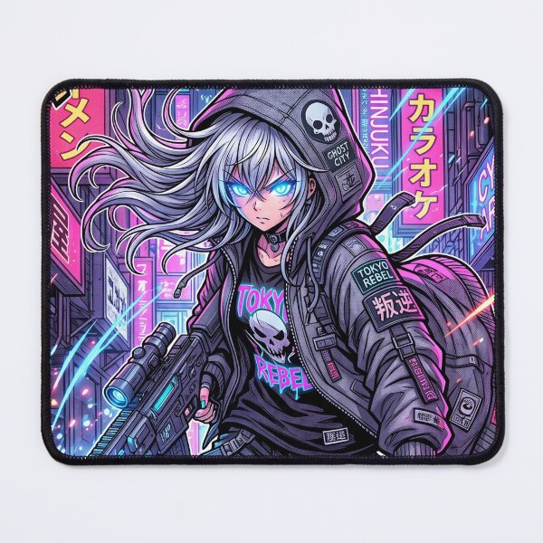 Item preview, Anime Warrior Girl Design Print designed and sold by BigBoyFunky.