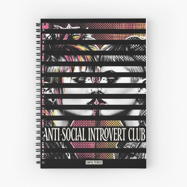 Item preview, UNFILTERED No.5: ANTI-SOCIAL INTROVERT CLUB designed and sold by NO BEAVER NO PUNK.