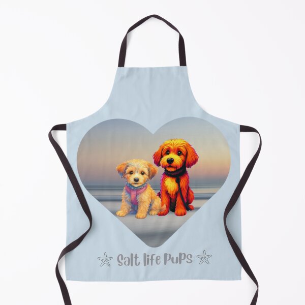 Item preview, Salt life Pups at the beach designed and sold by Doodles Down South.