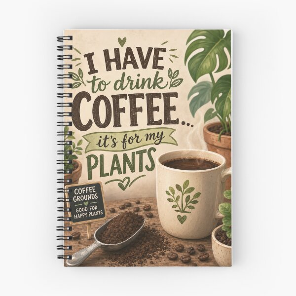 Item preview, I Drink Coffee...For the Plants designed and sold by MeowsicToMyEarz.