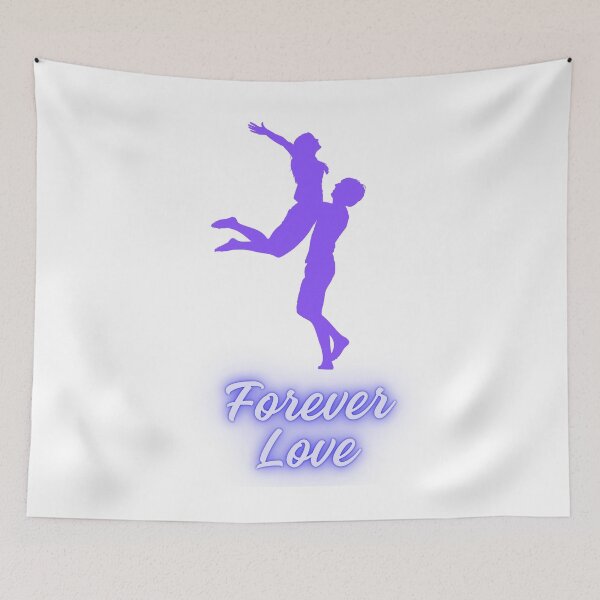 Item preview, Forever Love – Romantic Couple Silhouette Design designed and sold by PropGiantStudio.