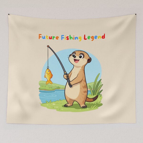 Item preview,  Future Fishing Legend Meerkat designed and sold by BCapybara.
