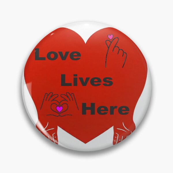 Item preview, Love Lives Here 2 designed and sold by GraphicStyleX.