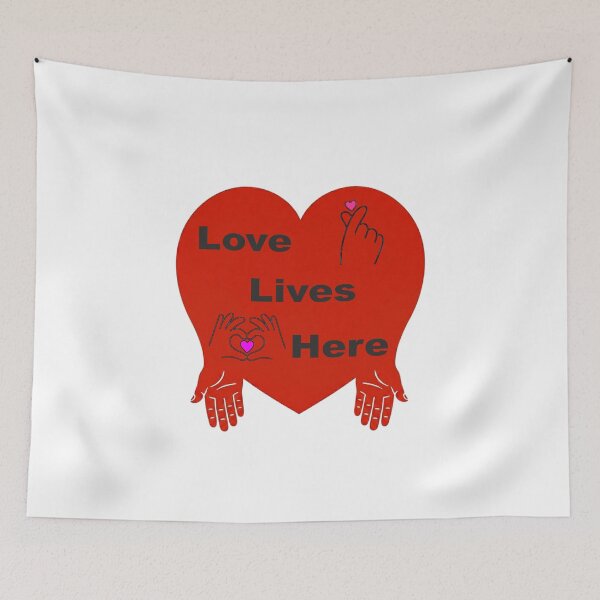 Item preview, Love Lives Here 2 designed and sold by GraphicStyleX.