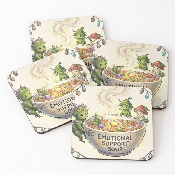Item preview, Emotional Support Soup  designed and sold by Candlelit Catastrophes.