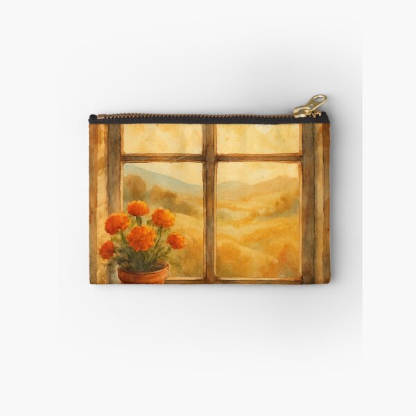 Item preview, Cozy Enchanted Harvest Window Autumn Harvest Watercolor designed and sold by FunFitLife Studio.