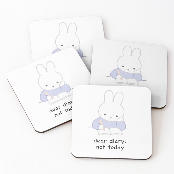 Item preview, Dear Diary Not Today Miffy designed and sold by xoxo, marie.