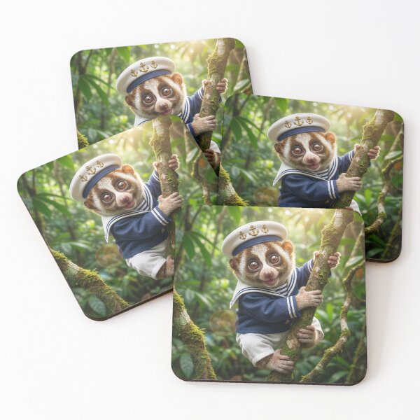 Item preview, Baby Slow Loris in a Sailor Outfit designed and sold by Tridentulus.