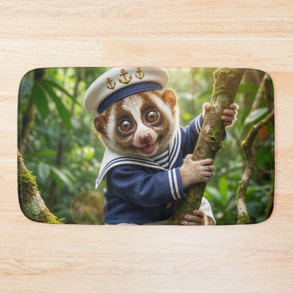 Item preview, Baby Slow Loris in a Sailor Outfit designed and sold by Tridentulus.