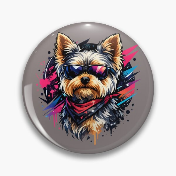 Item preview, Modern Yorkie Art – Trendy Dog Design for Pet Lovers designed and sold by Yorkie Magic Studio .