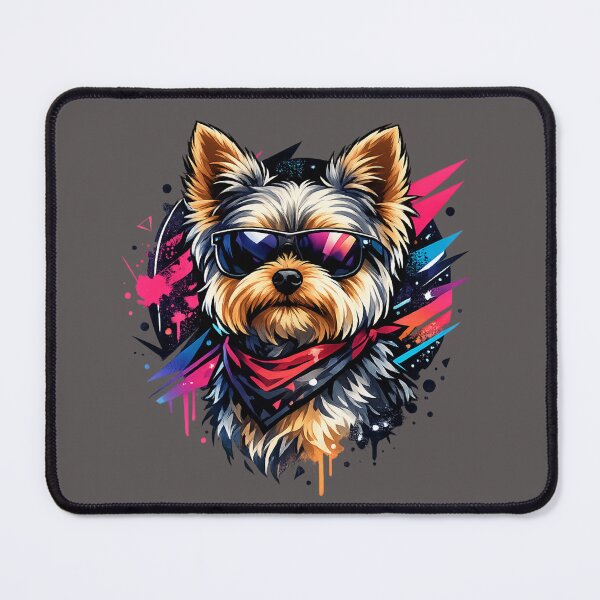 Item preview, Modern Yorkie Art – Trendy Dog Design for Pet Lovers designed and sold by Yorkie Magic Studio .