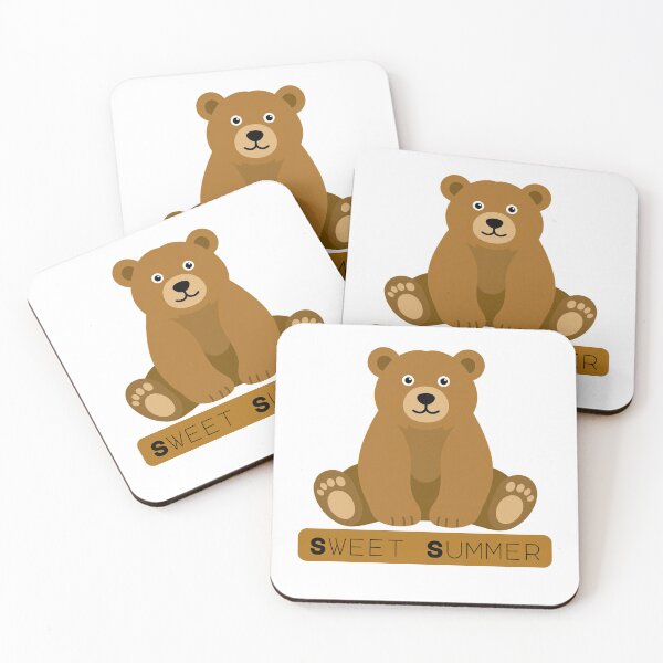 Item preview, Sweet Summer Bear | Cute Kawaii Bear Summer Aesthetic Design designed and sold by Art_IN_Design.
