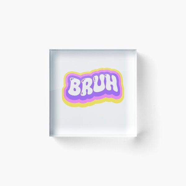 Item preview, Bruh Slang Meme Youth Expression designed and sold by RetroMini2026.
