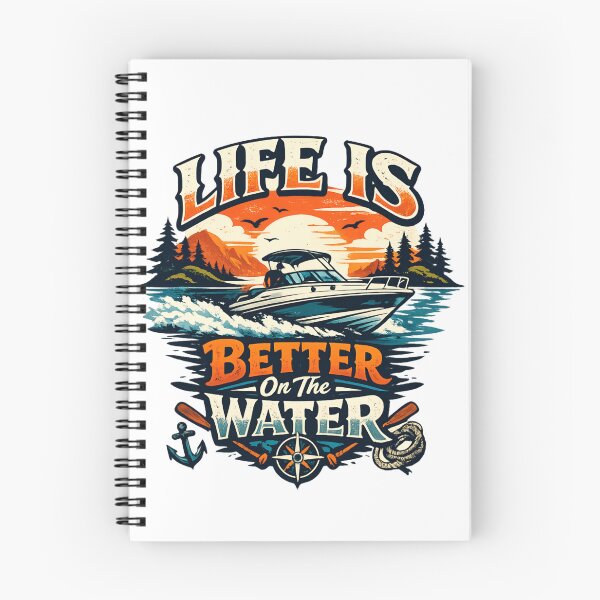 Item preview, Life Is Better On The Water - Vintage Boating Sunset  designed and sold by SidTastic .