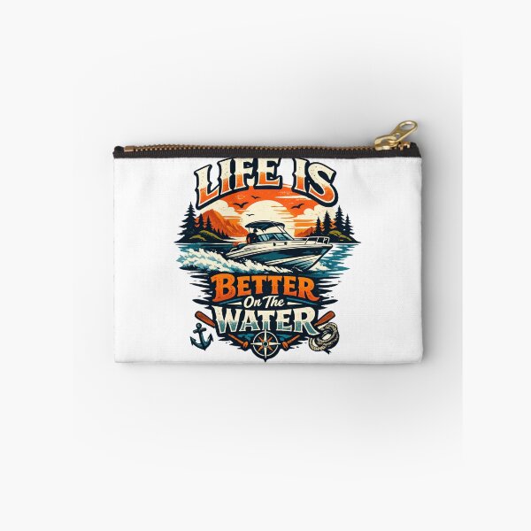 Item preview, Life Is Better On The Water - Vintage Boating Sunset  designed and sold by SidTastic .