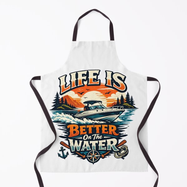 Item preview, Life Is Better On The Water - Vintage Boating Sunset  designed and sold by SidTastic .