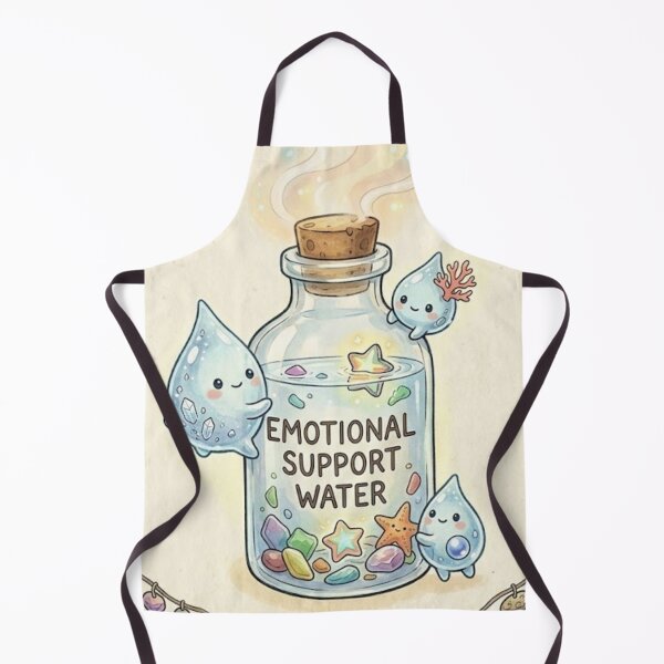 Item preview, Emotional Support Water designed and sold by Candlelit Catastrophes.