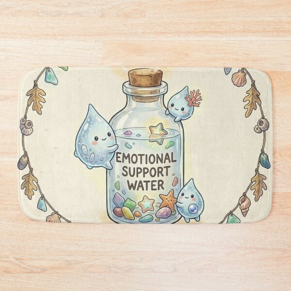 Item preview, Emotional Support Water  designed and sold by Candlelit Catastrophes.