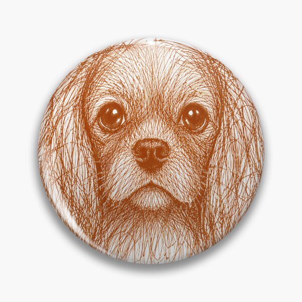 Item preview, Ruby Cavalier Scribble Portrait  designed and sold by Kaurisdigital.