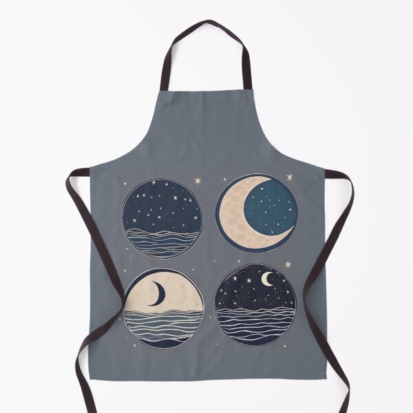 Aperçu de l'œuvre Pack de badges mystiques Lune céleste et Océan créée et vendue par UmSkelig834.