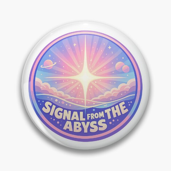 Item preview, Signal From the Abyss – Science Fiction designed and sold by LuveraxArt.