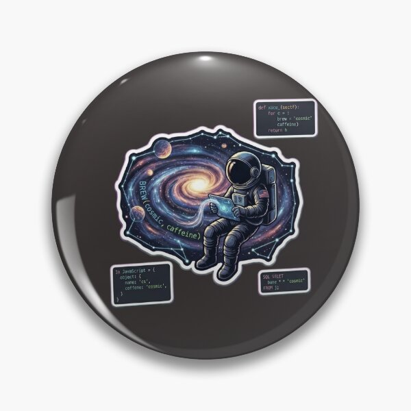Item preview, Cosmic Developer Astronaut Coding Galaxy Nebula Hacker   designed and sold by Barkashow.