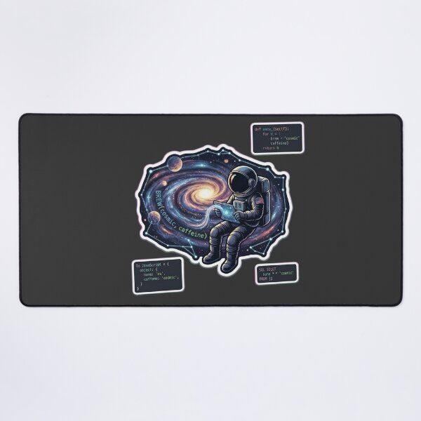 Item preview, Cosmic Developer Astronaut Coding Galaxy Nebula Hacker   designed and sold by Barkashow.