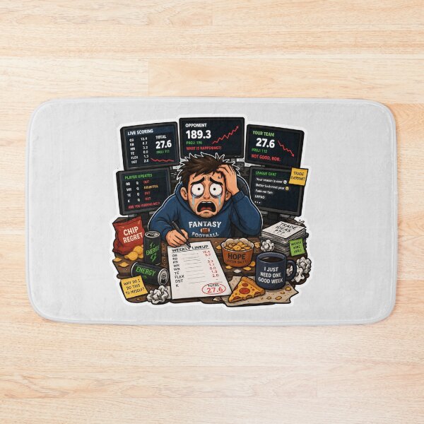 Item preview, Fantasy Football Meltdown Sticker | Funny Sports Fan Meme Decal designed and sold by Fanverse Merchandise.