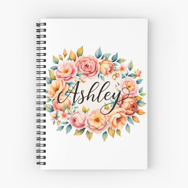 Item preview, Ashley Floral Name Watercolor Boho Personalized Design designed and sold by ArcticFoxStudio.