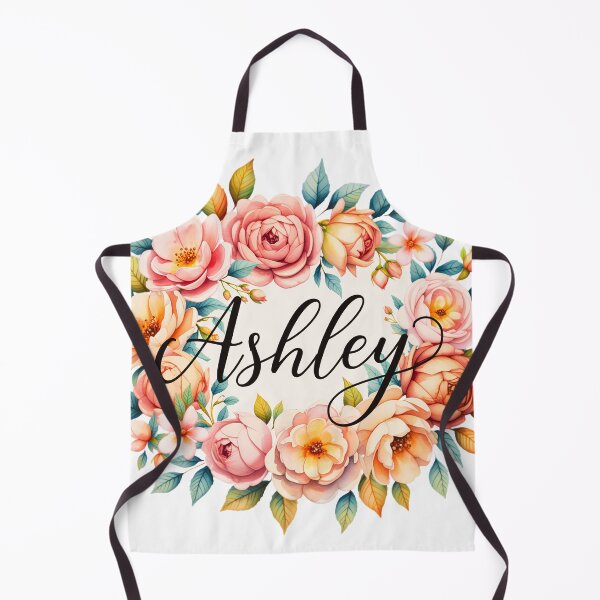 Item preview, Ashley Floral Name Watercolor Boho Personalized Design designed and sold by ArcticFoxStudio.