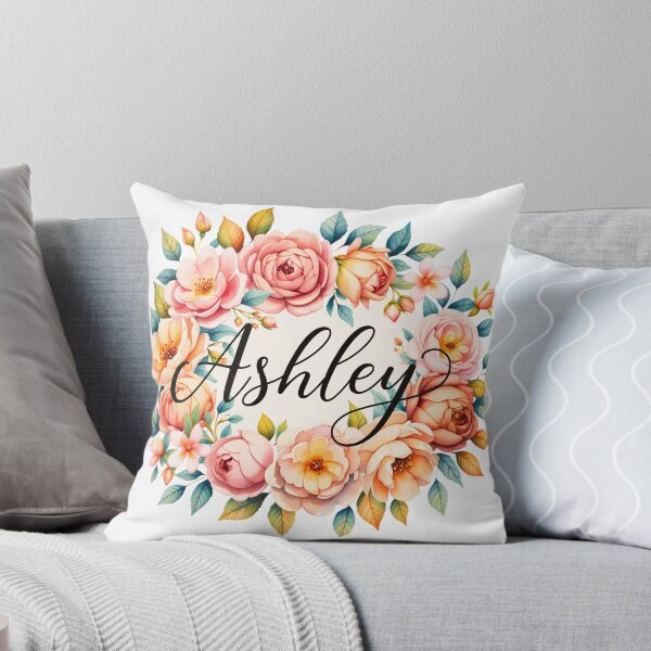 Item preview, Ashley Floral Name Watercolor Boho Personalized Design designed and sold by ArcticFoxStudio.