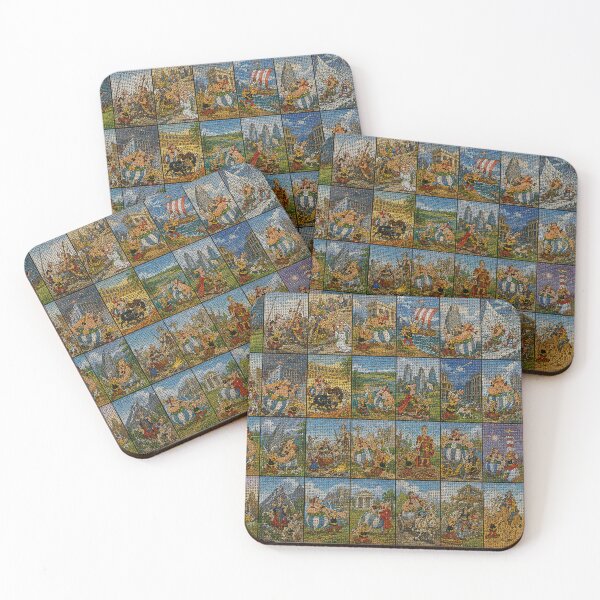 Item preview, Asterix — The Complete Mosaic of 40 Albums designed and sold by JcAbstractArt.