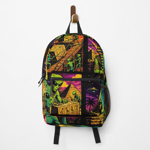 Item preview, Aliens Ancient Egypt Pyramids Pop Art  designed and sold by redsharkuk.