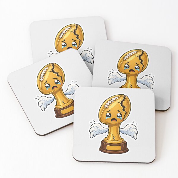 Item preview, Sad Fantasy Trophy Sticker | Funny Football Heartbreak Meme designed and sold by Fanverse Merchandise.