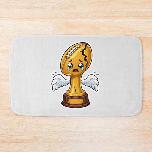Item preview, Sad Fantasy Trophy Sticker | Funny Football Heartbreak Meme designed and sold by Fanverse Merchandise.