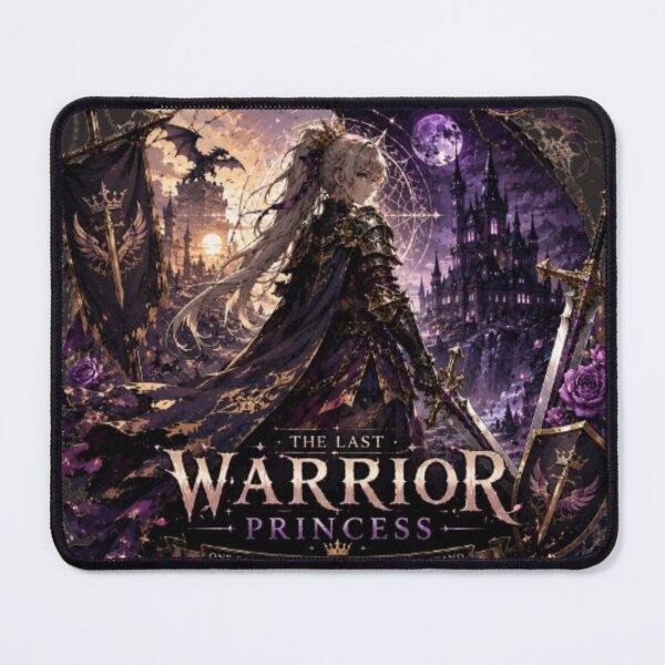 Item preview, The Last Warrior Princess | Dark Fantasy RPG Anime Art designed and sold by Tanu Biswas.