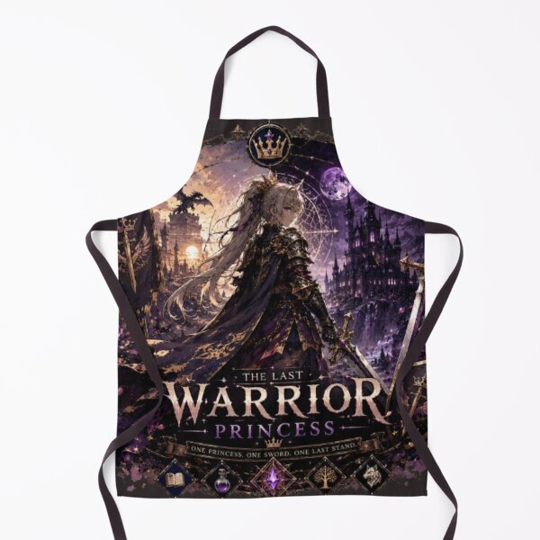 Item preview, The Last Warrior Princess | Dark Fantasy RPG Anime Art designed and sold by Tanu Biswas.