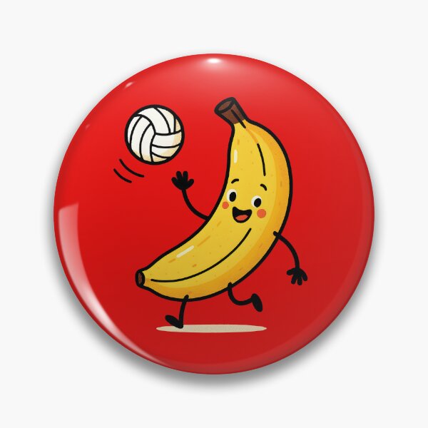 Item preview, Cute Banana Volleyball Player Character designed and sold by AlchemyColor.