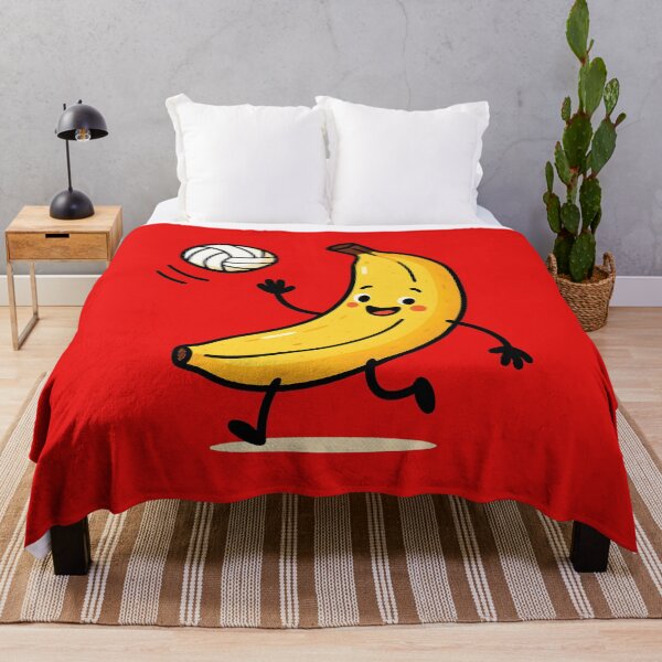 Item preview, Cute Banana Volleyball Player Character designed and sold by AlchemyColor.