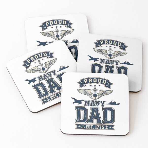 Item preview, Proud Navy Dad Patriotic Military Family Design designed and sold by PlumArtDesign.