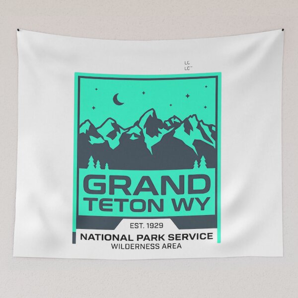 Item preview, Grand Teton Wy National Park Service Wilderness Area National Park Hiking Travel designed and sold by Simsimah26Parks.
