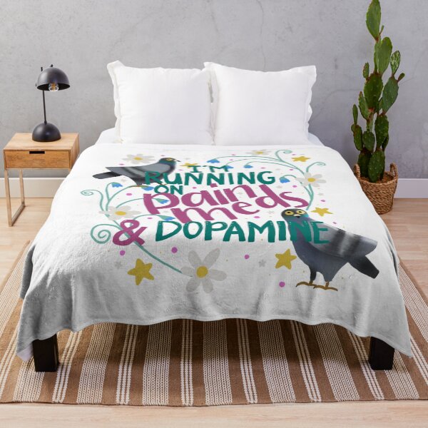 Item preview, Running on pain meds and dopamine designed and sold by helenpea.